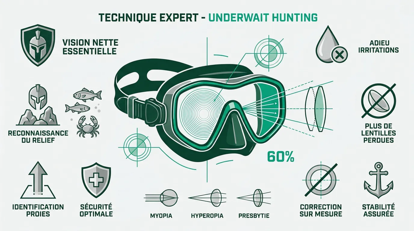 Avantages du masque de chasse avec verres correcteurs